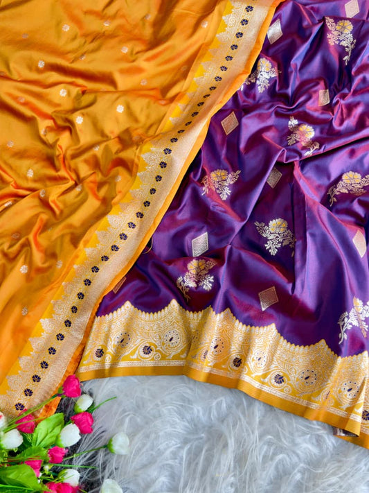 Beautiful Mangalsutra Silk Saree