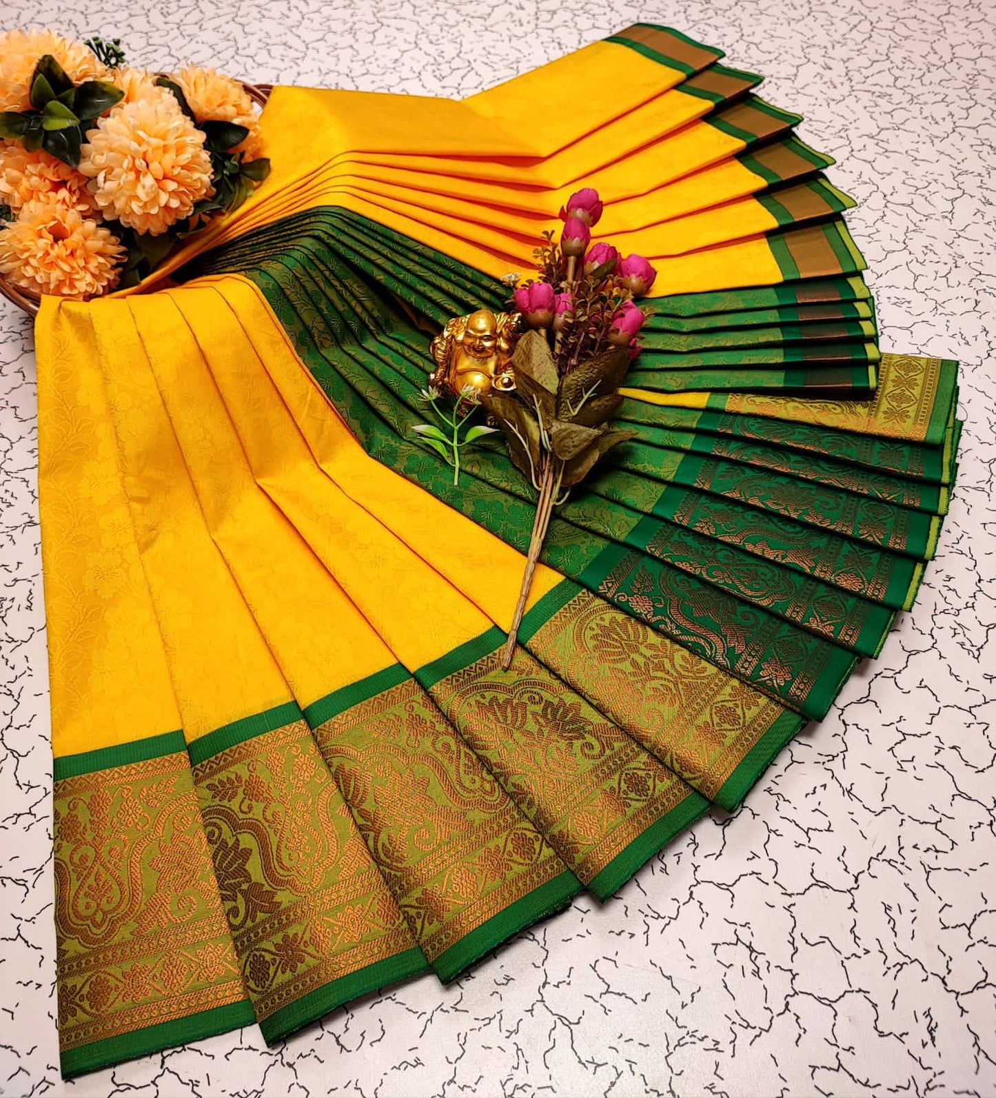 Designer Silk Saree for Women (Copper & Silver Zari Work, 6.25m)