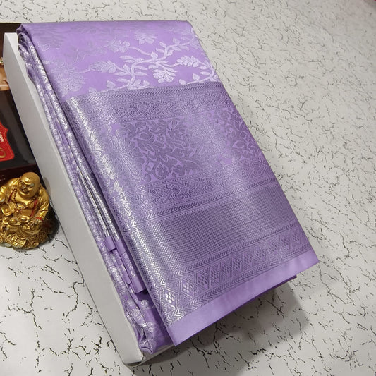 Elite Bridal Pick & Pick Fancy Silk Saree for Women | Samuthrika & Vasthrakala Style Wedding Saree | Rich Contrast Pallu with Running Blouse | Gold, Silver & Copper Zari Woven (Premium Bridal Collection)