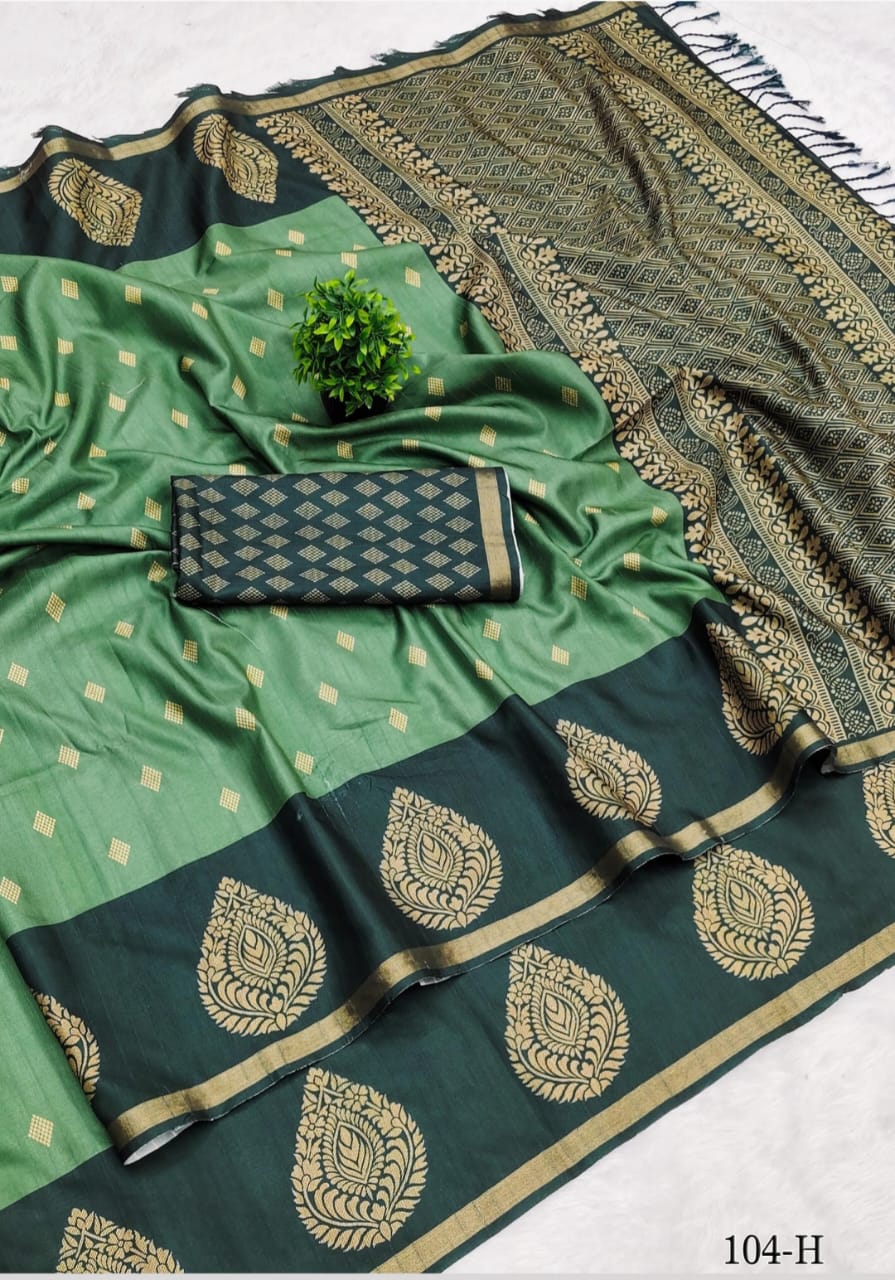 Kanchi Thilakam Silkworms Soft Cotton Saree โ Lightweight Premium Collection with Contrast Blouse & Pallu