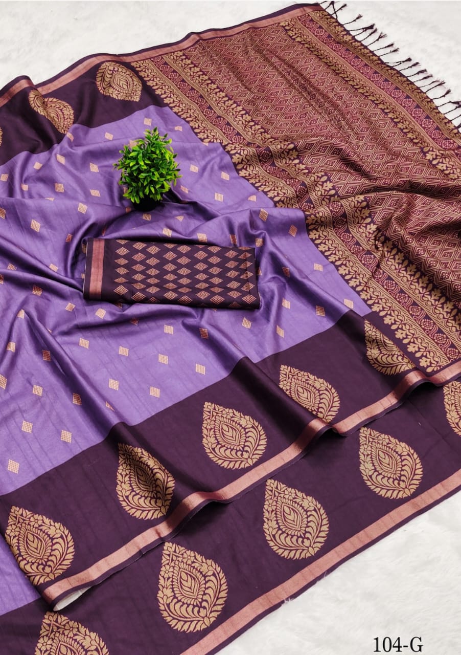 Kanchi Thilakam Silkworms Soft Cotton Saree โ Lightweight Premium Collection with Contrast Blouse & Pallu