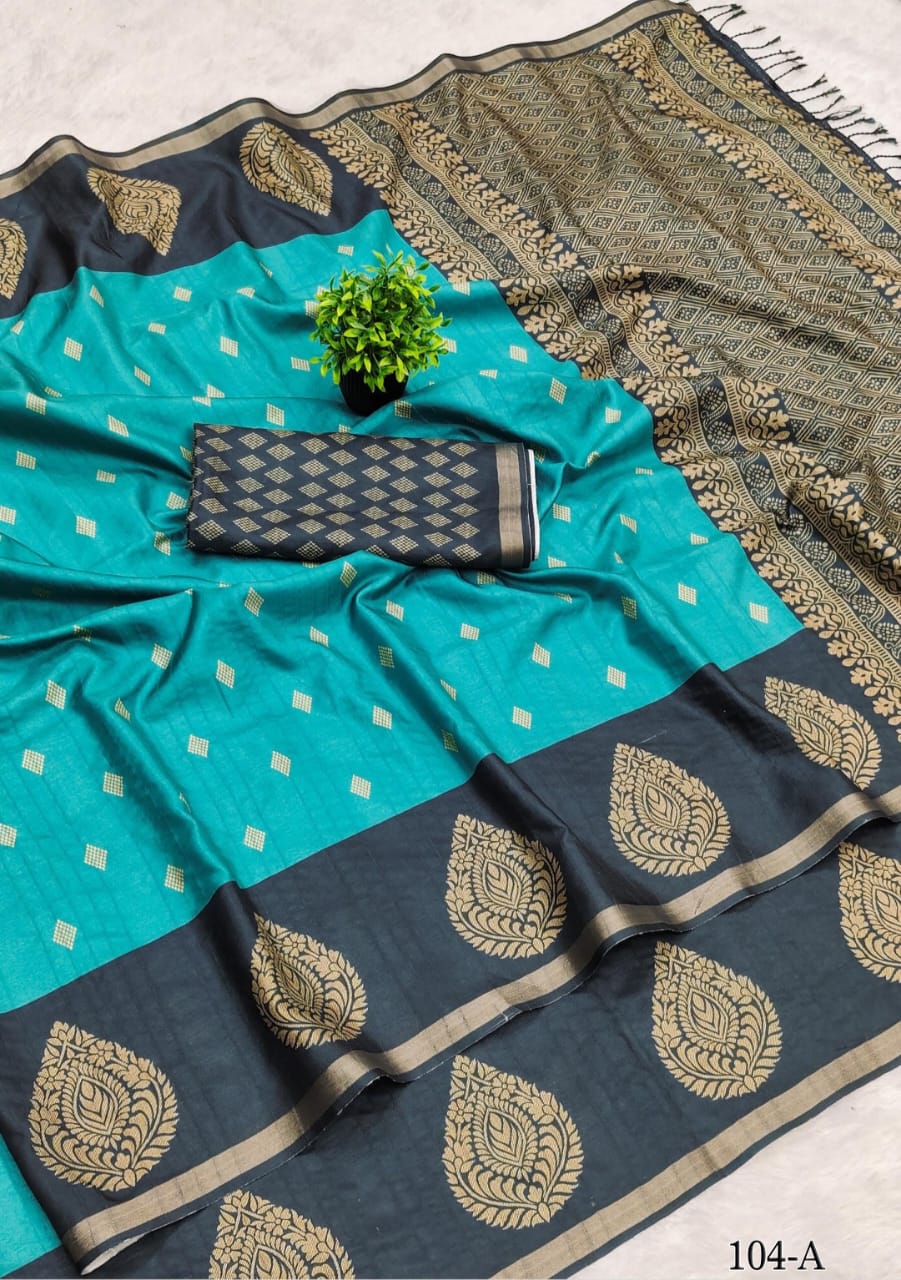 Kanchi Thilakam Silkworms Soft Cotton Saree โ Lightweight Premium Collection with Contrast Blouse & Pallu