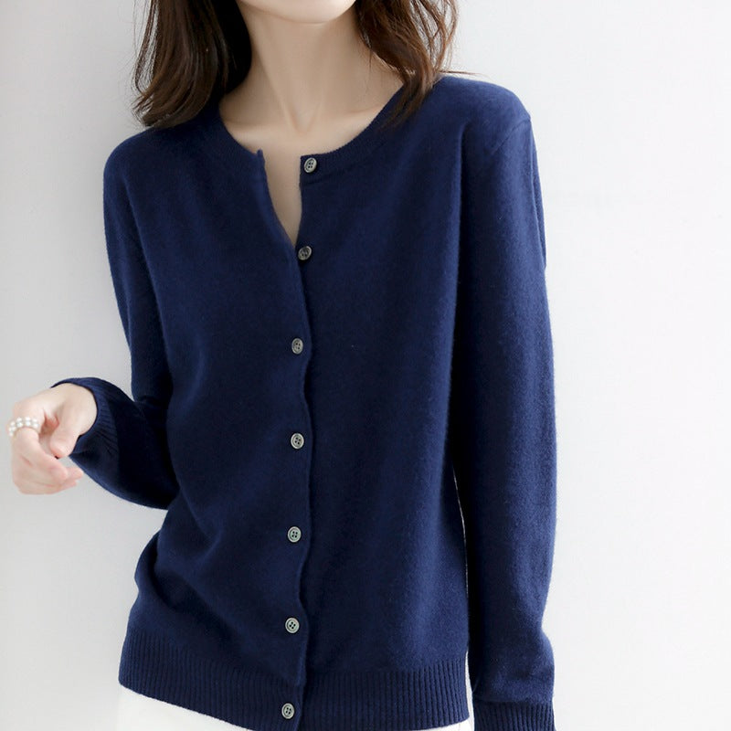 loose long sleeve bottoming sweater