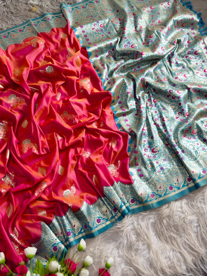 Beautiful Mangalsutra Silk Saree