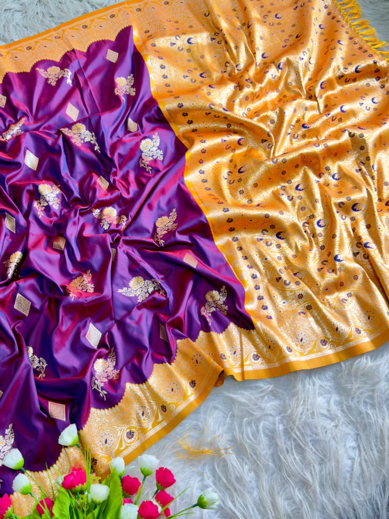 Beautiful Mangalsutra Silk Saree