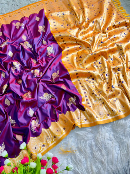 Beautiful Mangalsutra Silk Saree