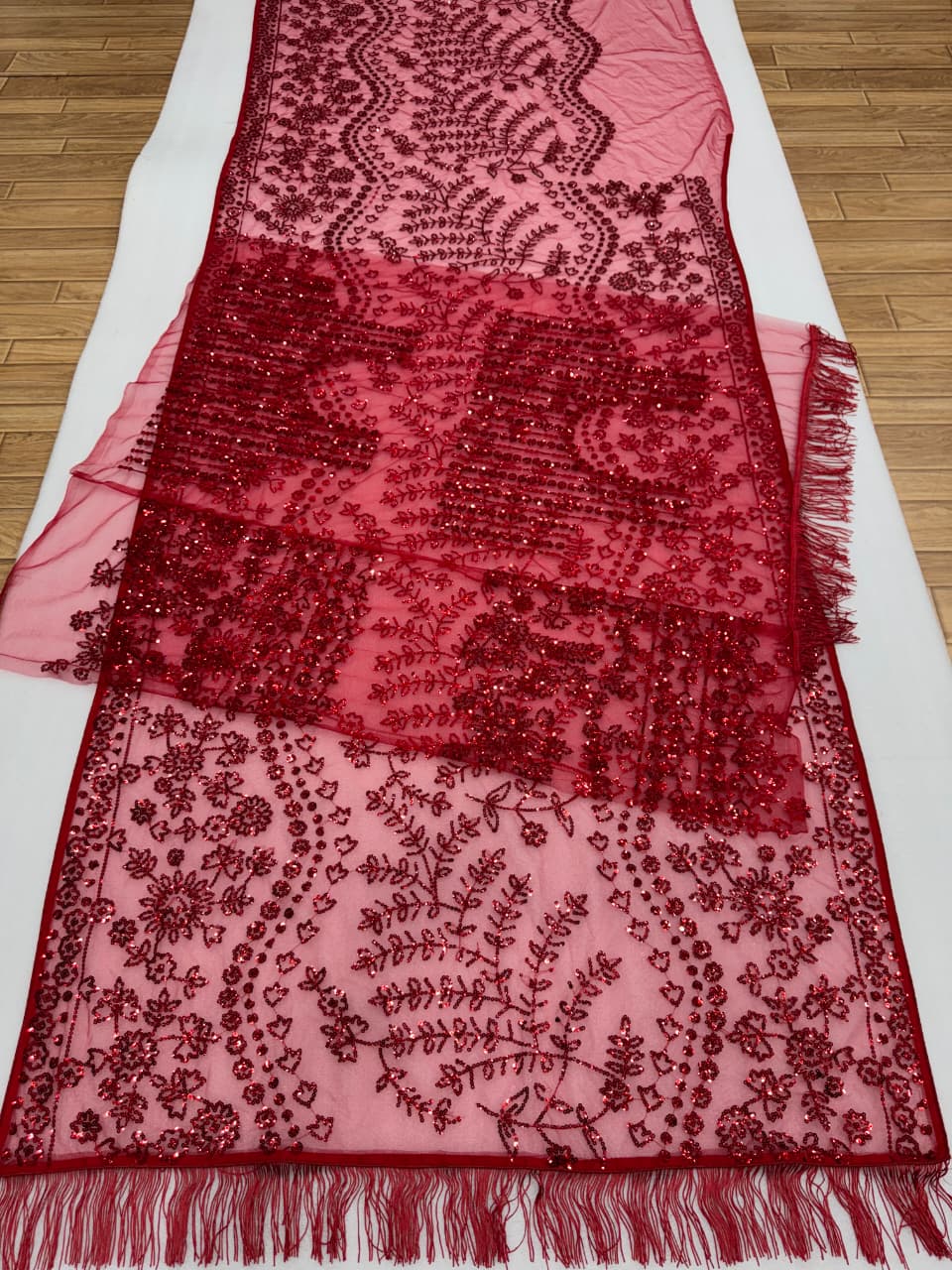 Bollywood Blockbuster Sequins Butterfly Net Saree – Premium Designer Collection