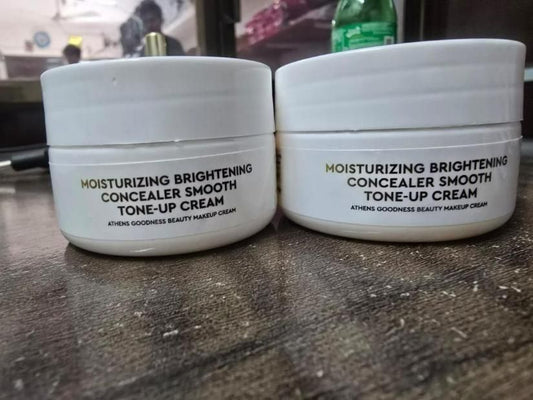 Moisturizing Brightening Concealer Smooth Tone-Up Cream Pack of 2