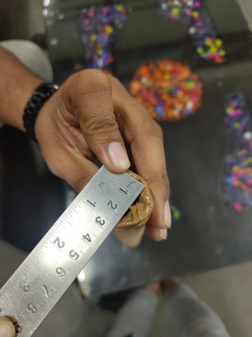 Diwali Rangoli Stickers Blue Diya