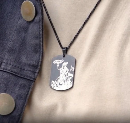 Guiding Krishna Godform Pendant with Chain