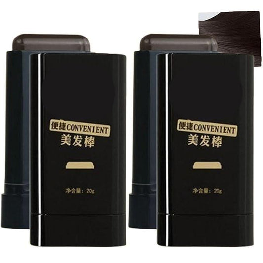 Covering White Hair is Simple and Convenient 20gm - Black Pack of 2