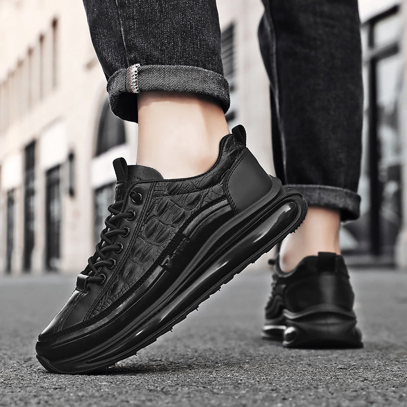 New Springautumn Mens Casual Shoes With Thick Soles