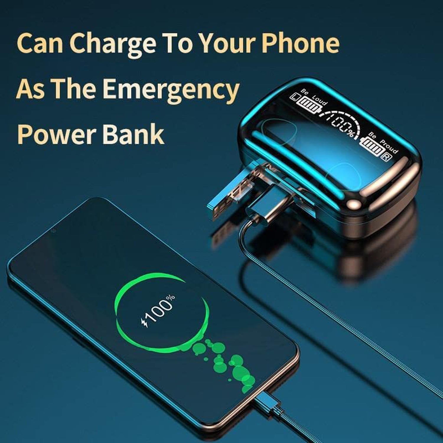 6644 Newest Wireless In Ear Earbuds Bluetooth 5.0 Headphones Mini Stereo Earbuds Sport Headset Bass Sound Built-in Micphone