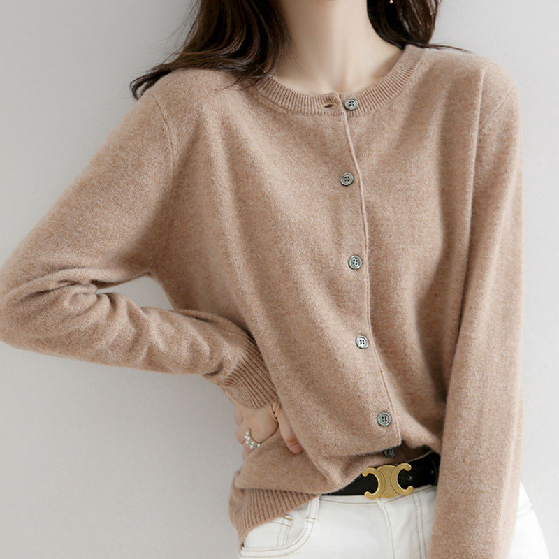 loose long sleeve bottoming sweater