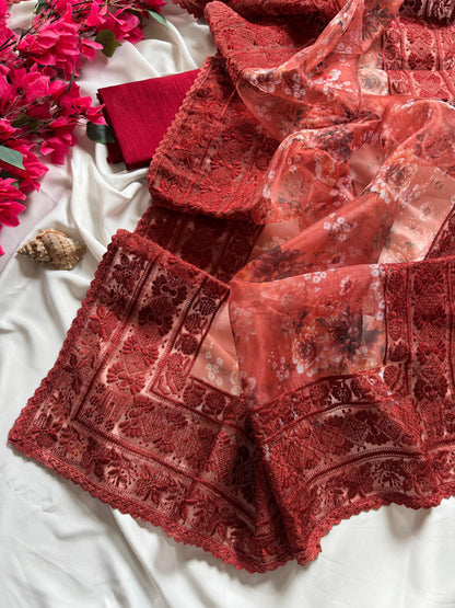 Anjalika Pure Organza Silk Saree