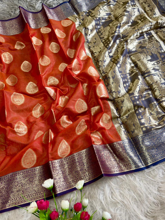 Maheshwari Cotton Silk Saree Collection – Elegant Zari Border Sarees