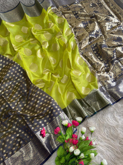 Maheshwari Cotton Silk Saree Collection – Elegant Zari Border Sarees