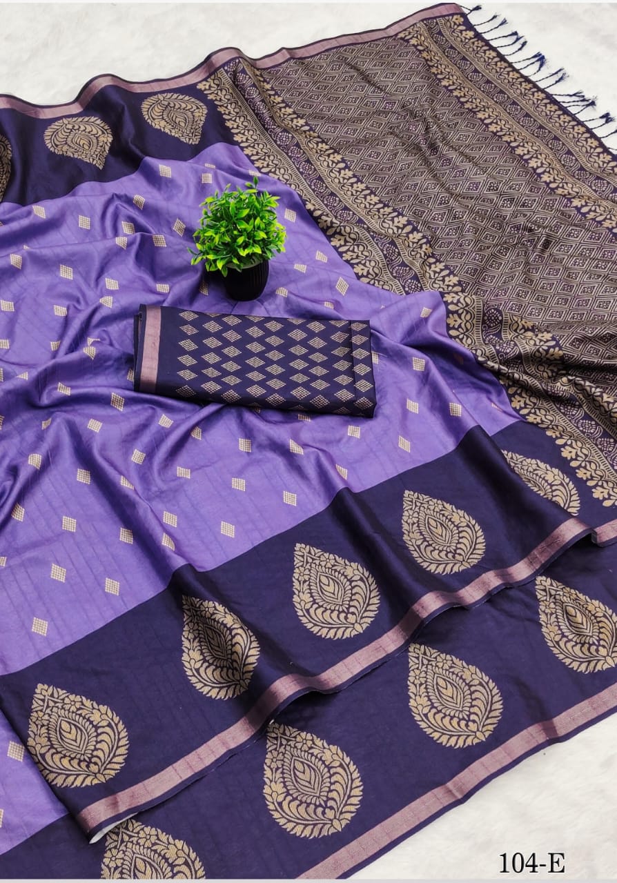 Kanchi Thilakam Silkworms Soft Cotton Saree – Lightweight Premium Collection with Contrast Blouse & Pallu