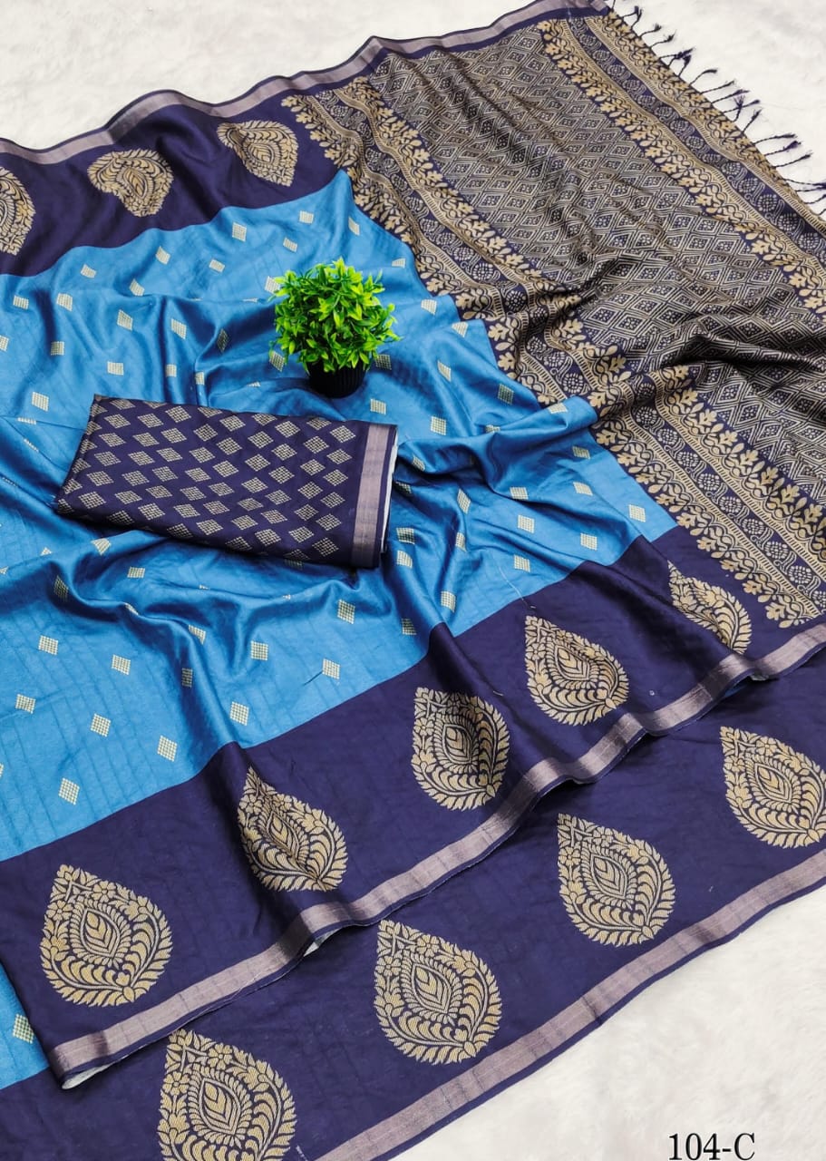 Kanchi Thilakam Silkworms Soft Cotton Saree – Lightweight Premium Collection with Contrast Blouse & Pallu