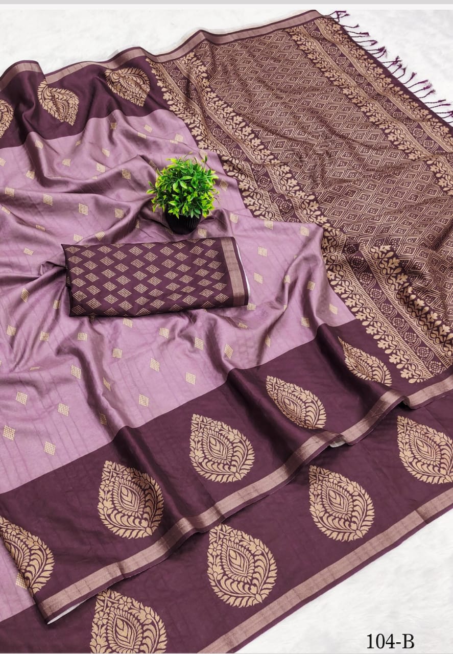 Kanchi Thilakam Silkworms Soft Cotton Saree – Lightweight Premium Collection with Contrast Blouse & Pallu
