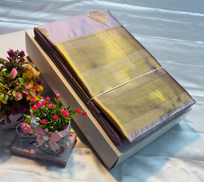 Luxury Border Pure Silky Soft Saree – 75 Dineyar Yarn Weaving with Double Warp Thana Silk, All-Over Butta Work & Rich Pallu