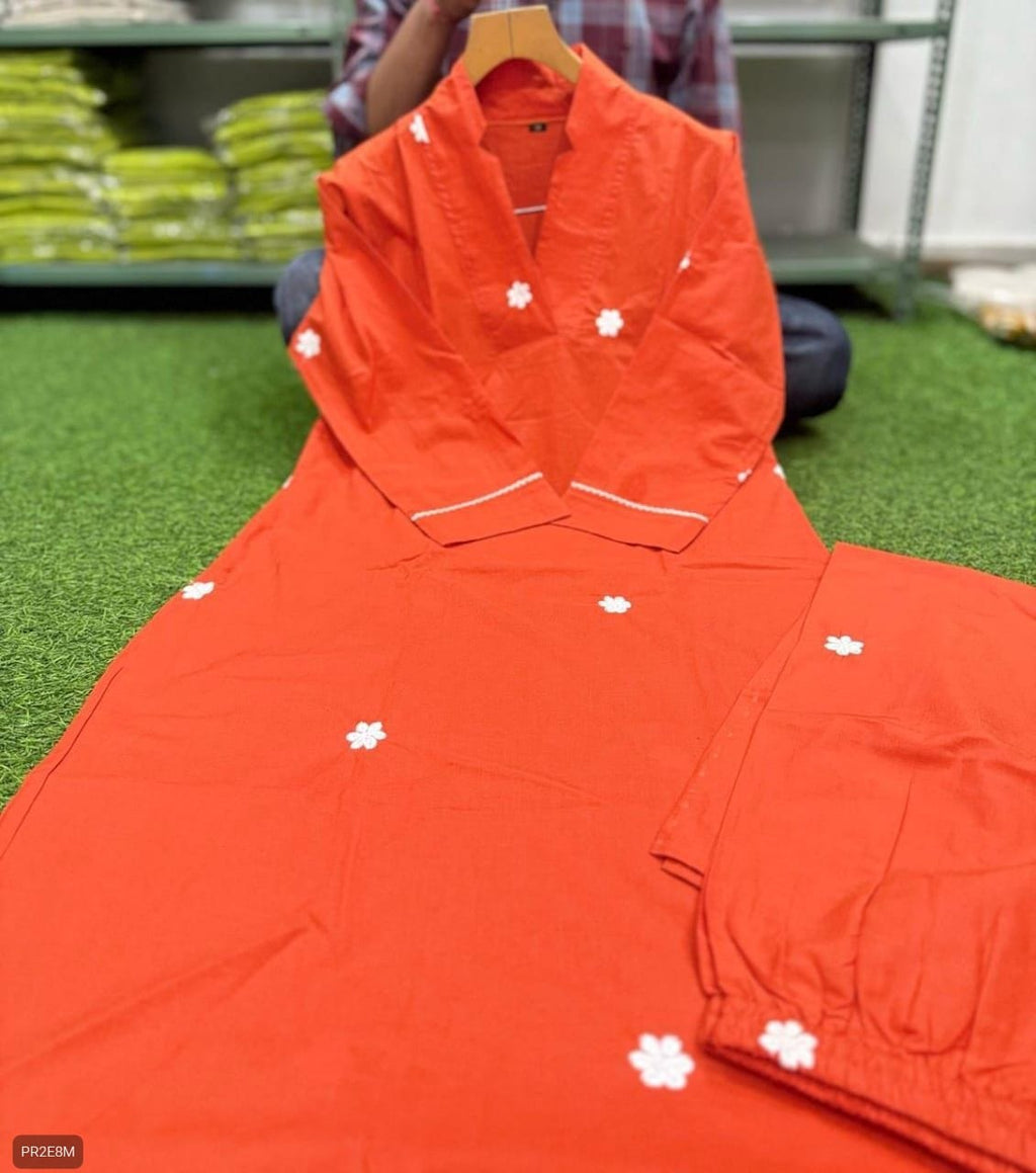 Special Cotton Kurti Plazo Set