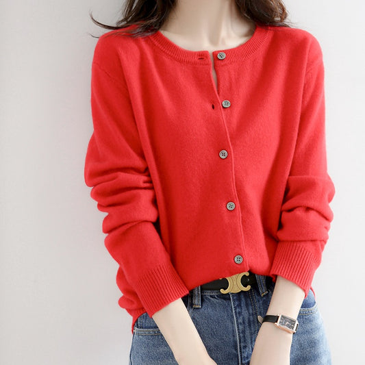 loose long sleeve bottoming sweater