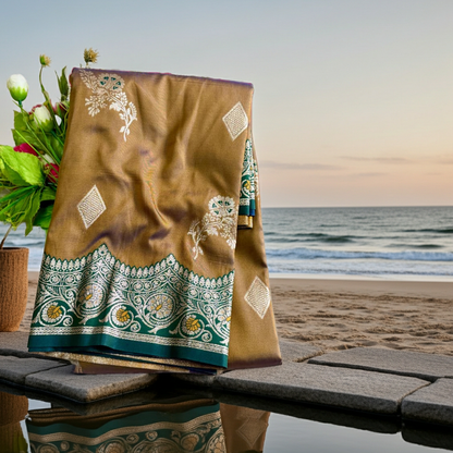 Beautiful Mangalsutra Silk Saree